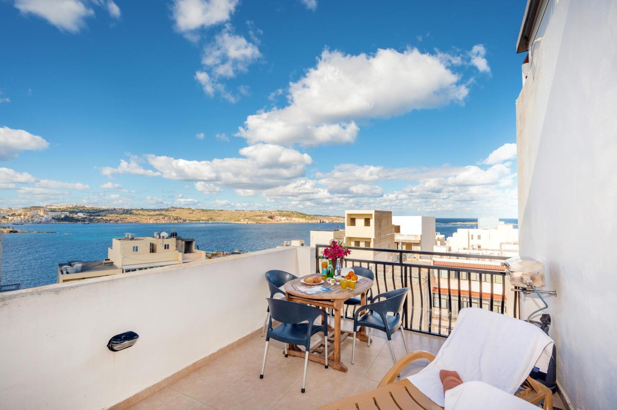 Seashells 2 Bedroom Apartment With Sunny Terrace With Stunning Sea Views - By Getawaysmalta St. Paul's Bay Ngoại thất bức ảnh